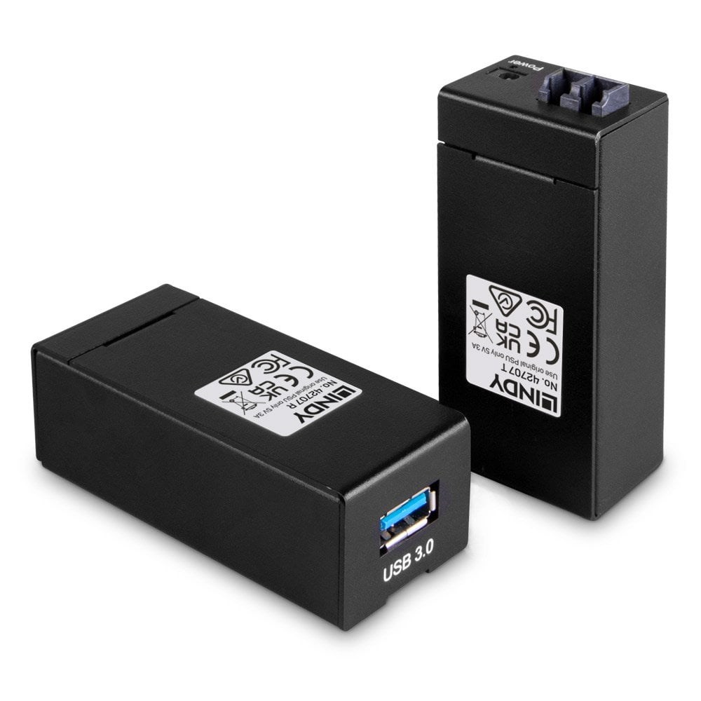LINDY 200m Fibre Optic USB 3