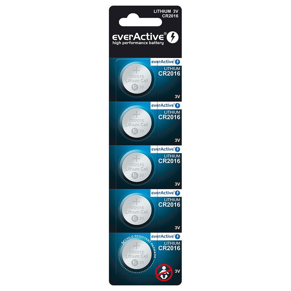 EverActive  LITHIUM BATTERY CR2016 BLISTER 5