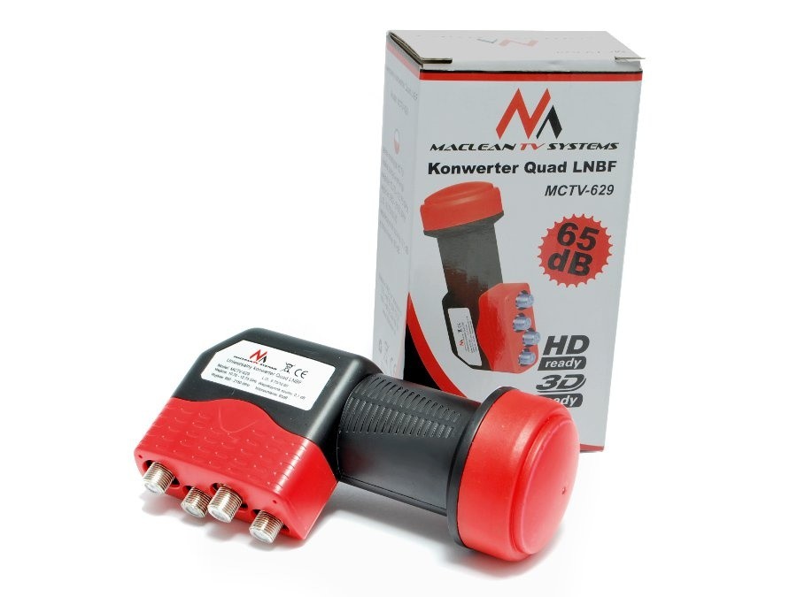Maclean  LNB QUAD 65dB MCTV-629 sat