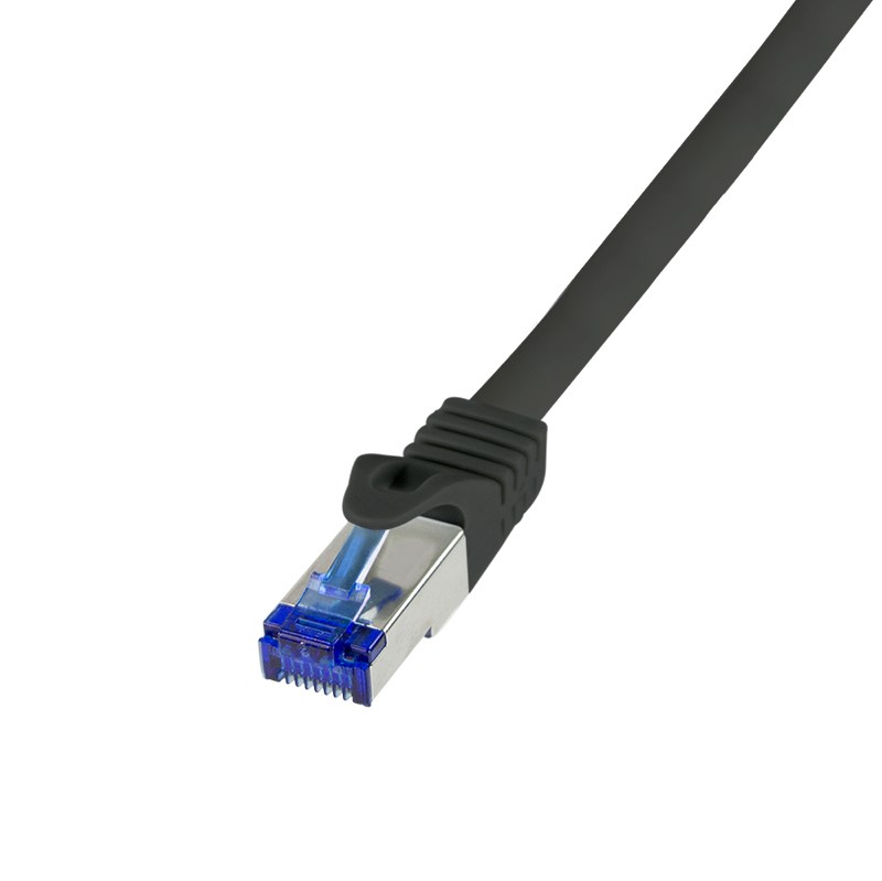 LogiLink C6A123S networking cable Black 30