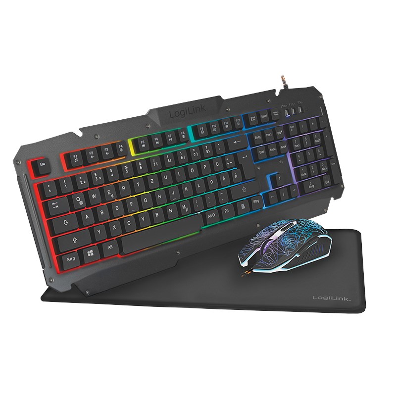 LogiLink ID0185 keyboard Mouse included Gaming
