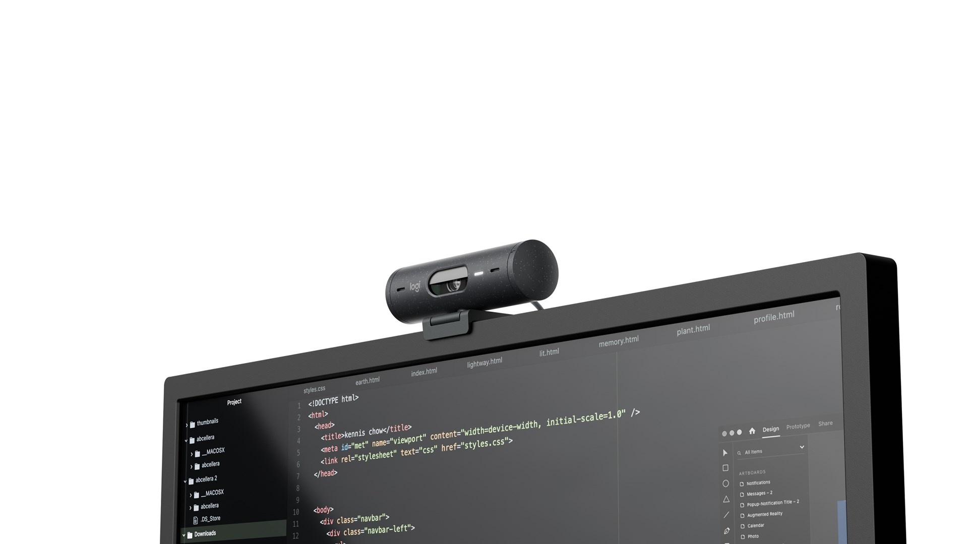 LOGITECH  BRIO 500 Webcam/Graphite - EMEA