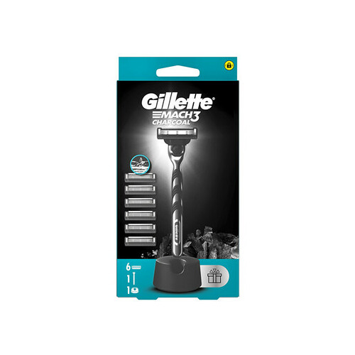 Gillette Mach3 Charcoal - razor +