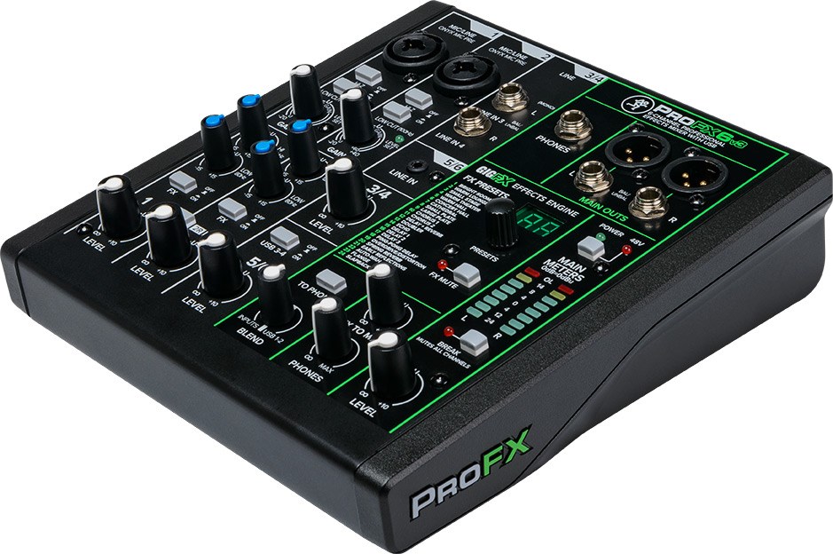 MACKIE ProFX6v3 - 6-channel analogue mixer