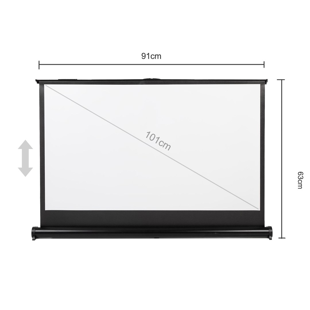 Maclean  Portable projection screen 40 inch