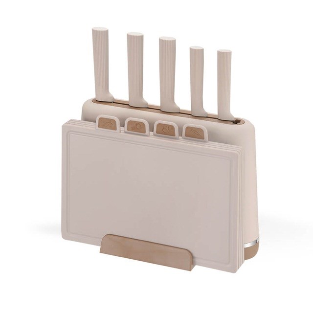 Maestro  MR-1412-BEIGE Knife set with block