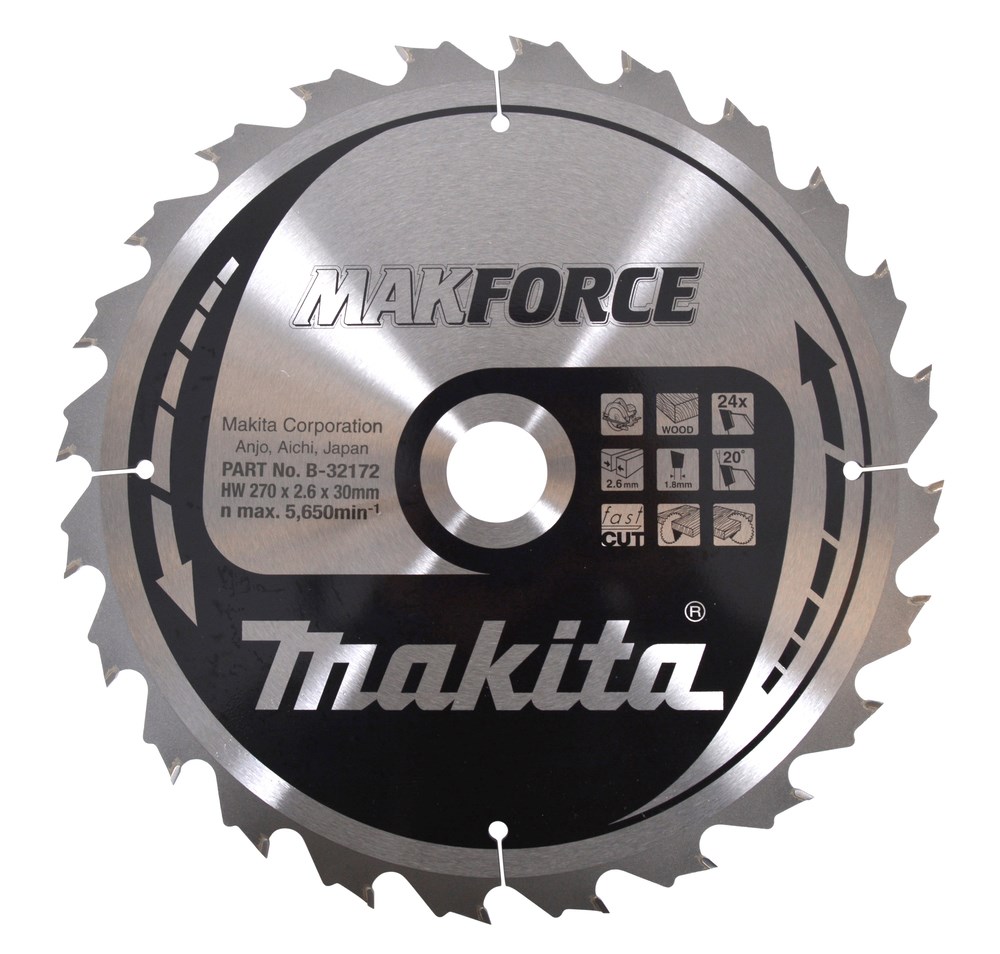 MAKITA CIRCULAR SAW 270x30x24z MAKFORCE WOOD