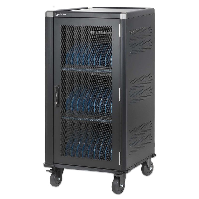 Manhattan  Laptop Charging Cabinet Trolley/Cart via