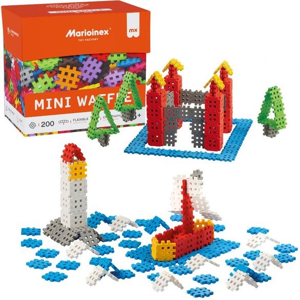 Marioinex Mini Waffle Building Blocks, 200