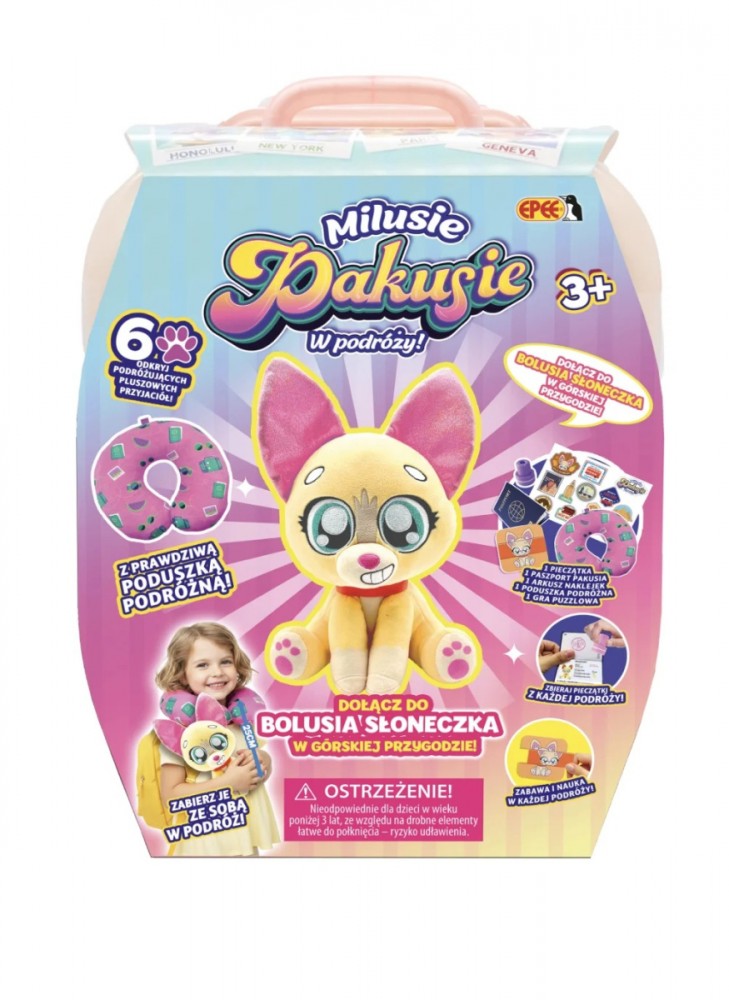 Epee  Mascot Milusie Pakusie on the