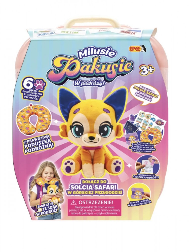 Epee  Mascot Milusie Pakusie on the