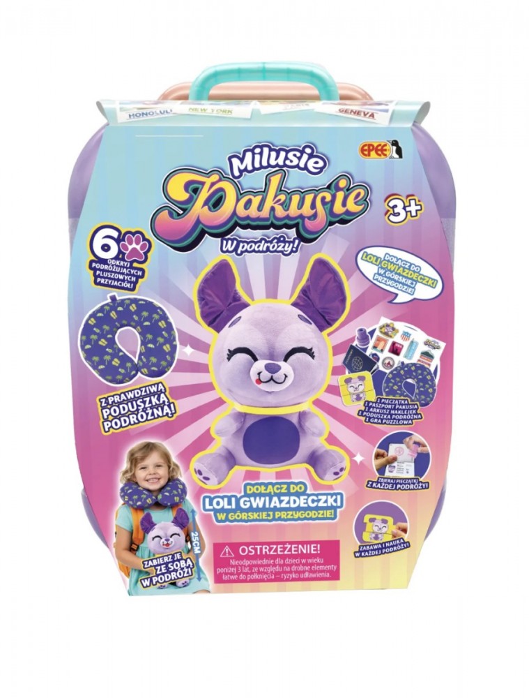 Epee  Mascot Milusie Pakusie on the