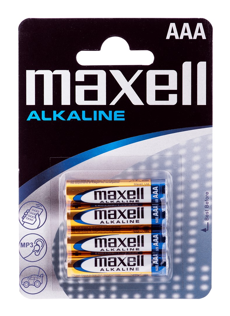 Maxell  Battery Alkaline LR-03 AAA 4-Pack