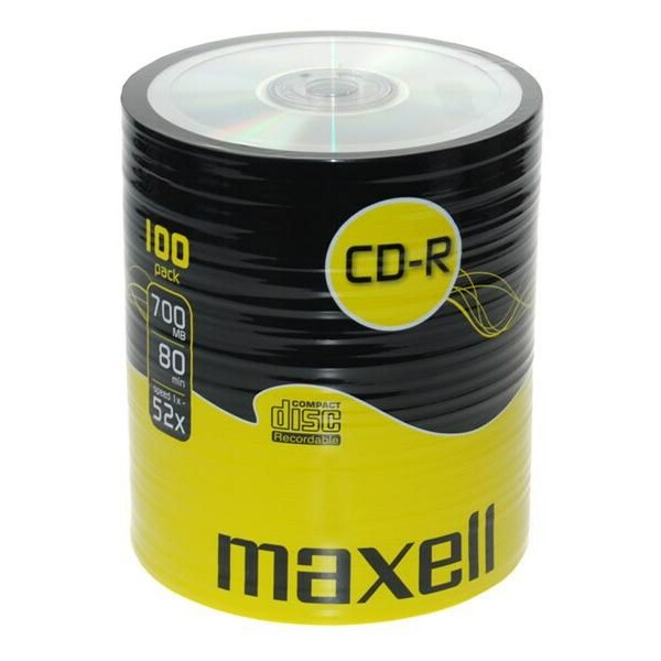 Maxell  CD-R 80XL 52x 100 Pack