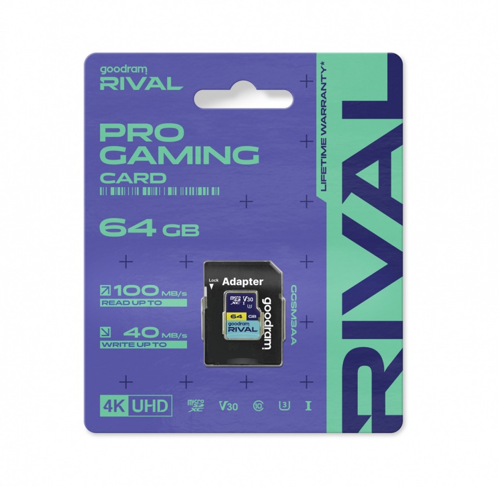 GOODRAM Memory card microSD 64GB Rival