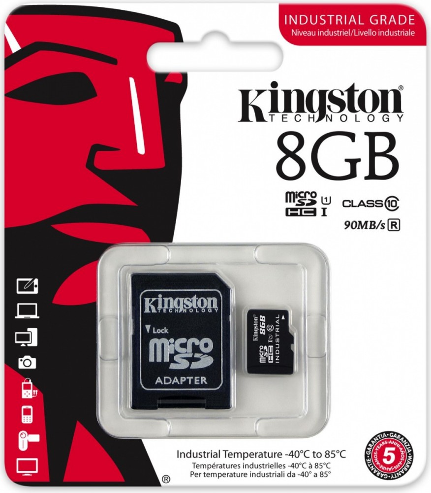 KINGSTON  Memory card microSD 8GB CL10