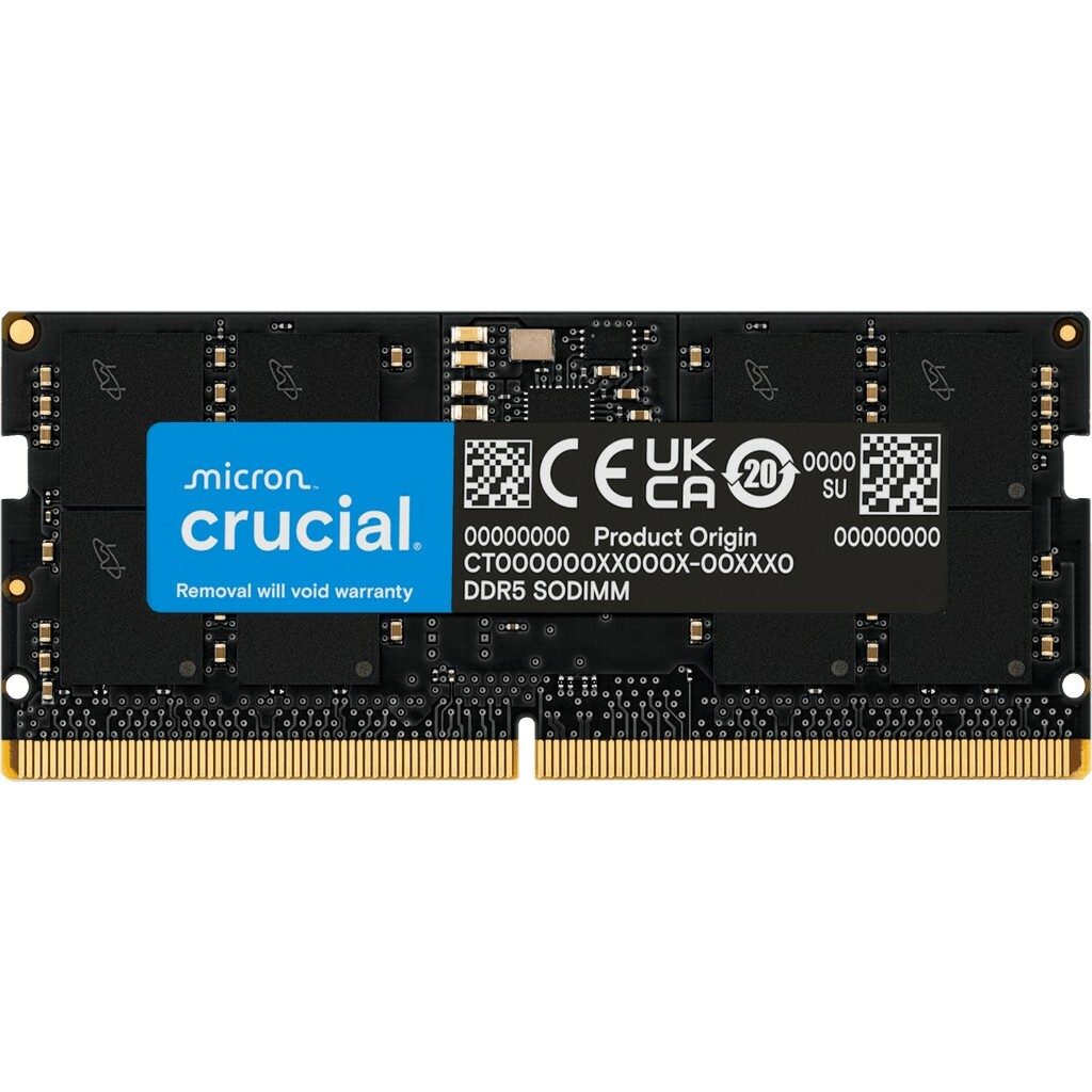 CRUCIAL  Memory DDR5 SODIMM 16GB/5600 CL46