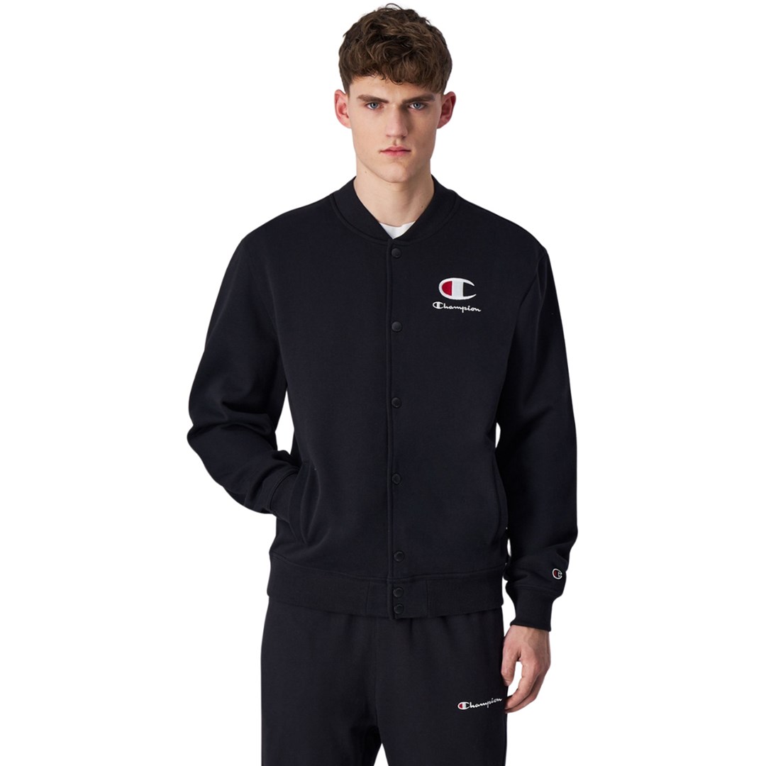 CHAMPION Men`s  Bomber Sweatshirt black 220269
