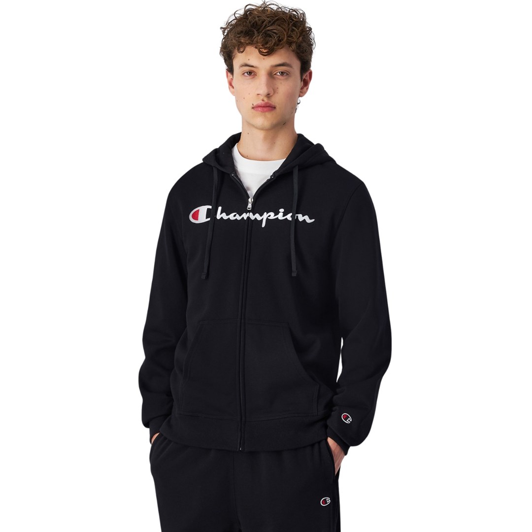 CHAMPION Men`s  Full Zip Hoodie black