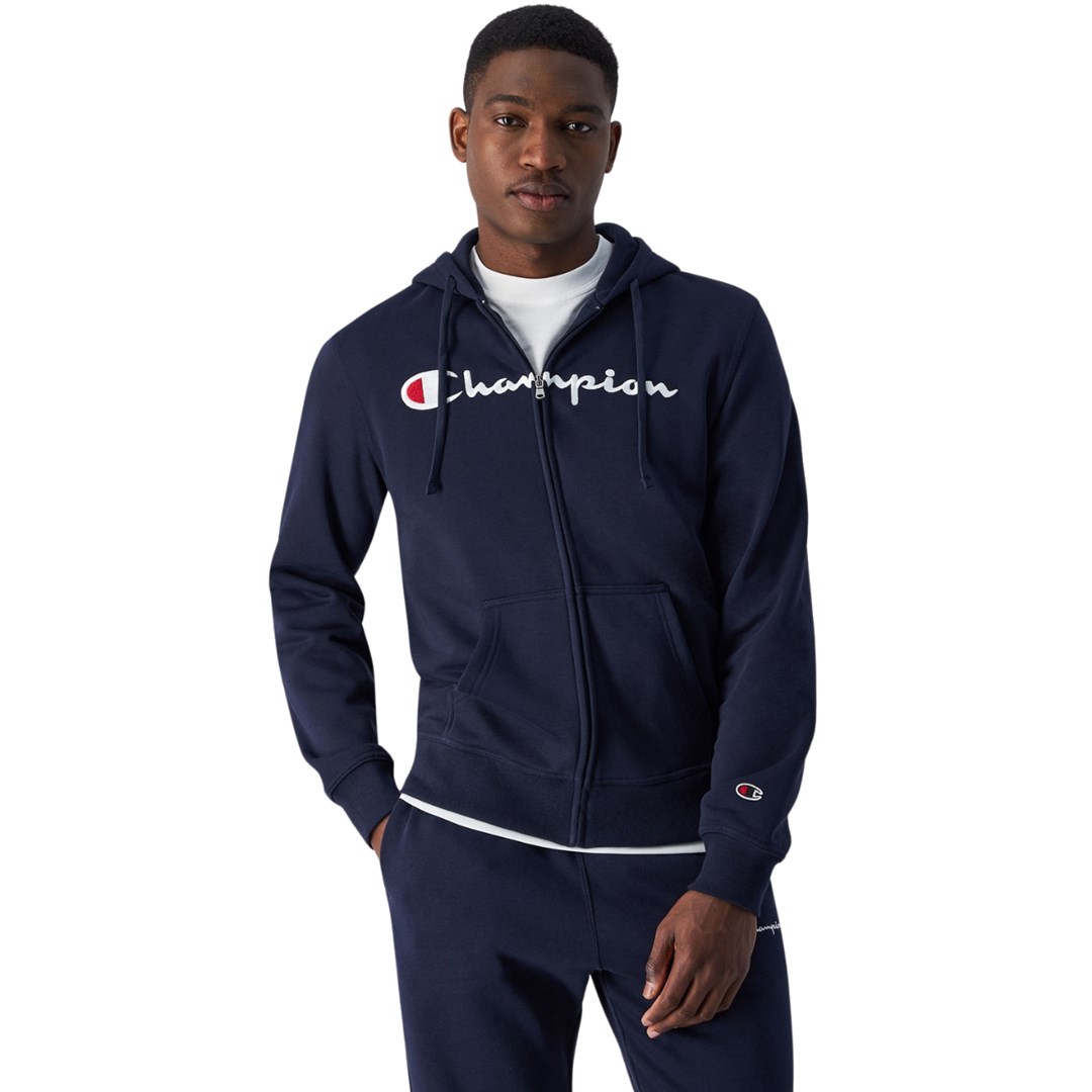 CHAMPION Men`s  Full Zip Hoodie navy
