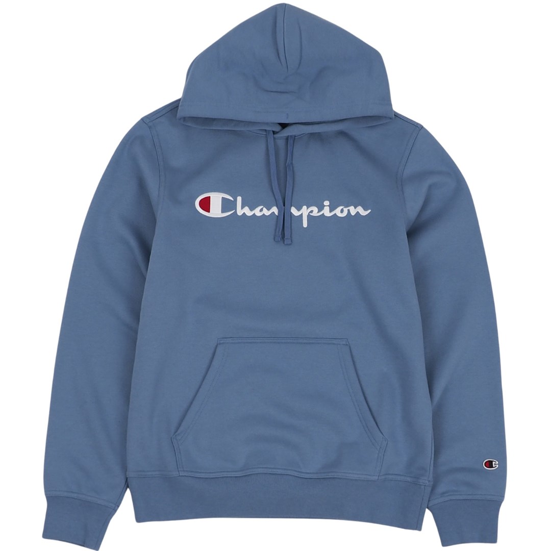 CHAMPION Men`s  Hooded Sweatshirt Blue 220253
