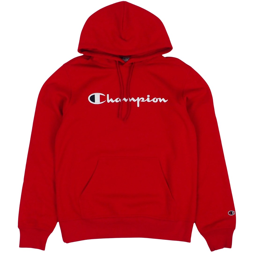 CHAMPION Men`s  Hooded Sweatshirt Red 220253