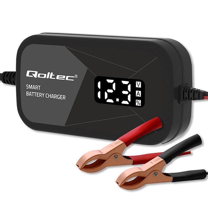 Qoltec Microprocessor charger 12V 2A with