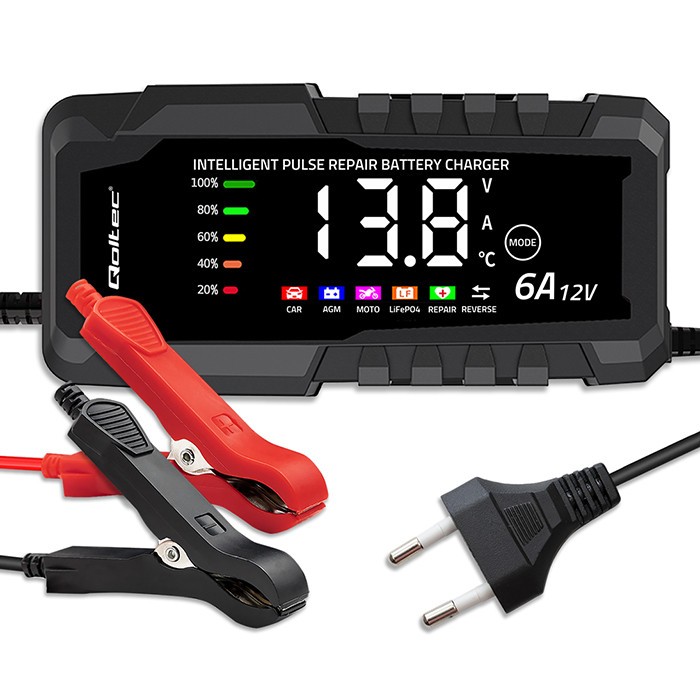Qoltec  Microprocessor-controlled charger 12V 6A |