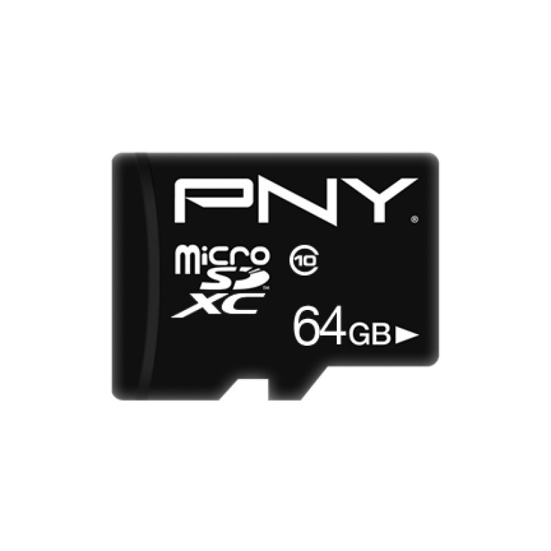 PNY  MicroSDHC card 64GB P-SDU64G10PPL-GE |