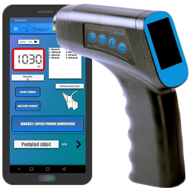 Prodig-tech MIERNIK GRUBOŚCI LAKIERU GL-PRO-SMART-FAZ |
