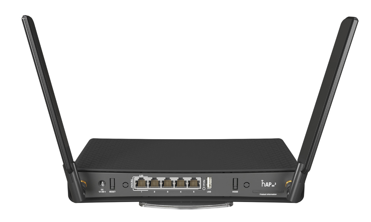 Mikrotik Router hAP ax3 C53UiG+5HPaxD2HPaxD |