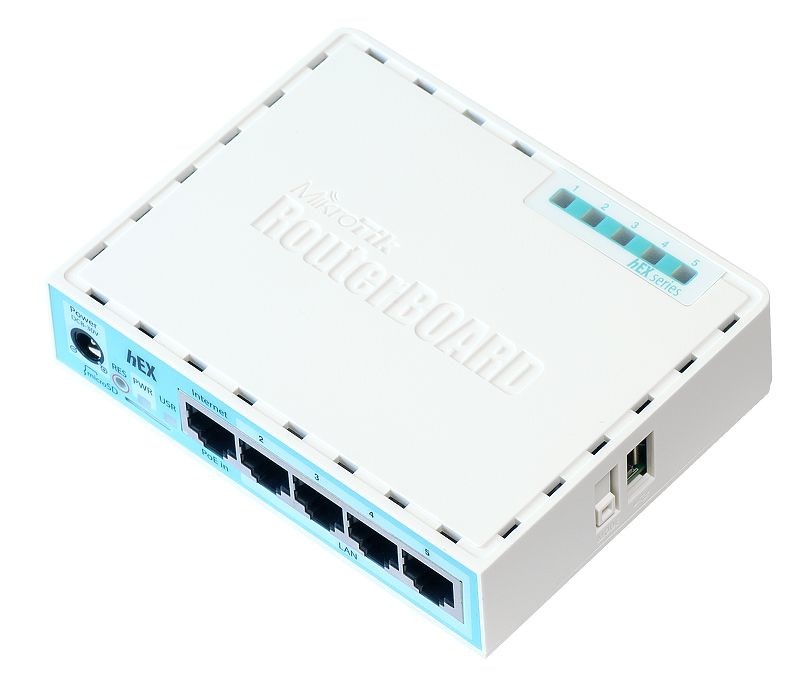 Mikrotik  RB750GR3 Gigabit Ethernet Router Turquoise