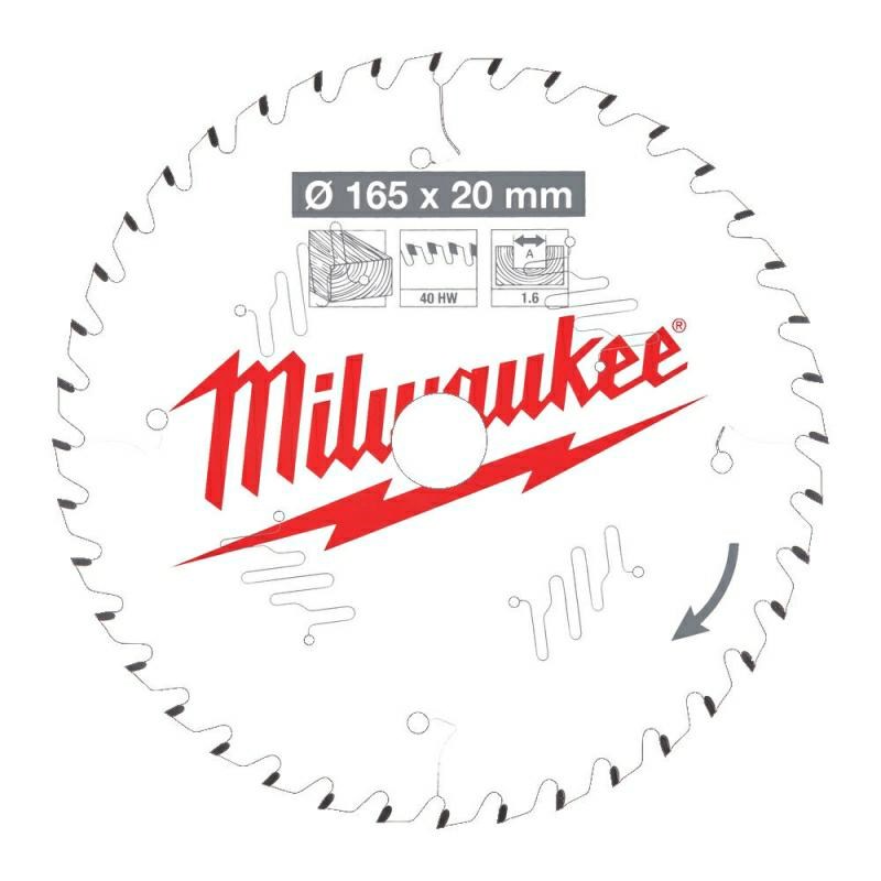 MILWAUKEE  CIRCULAR SAW BLADE 160x20x2.2x48Z