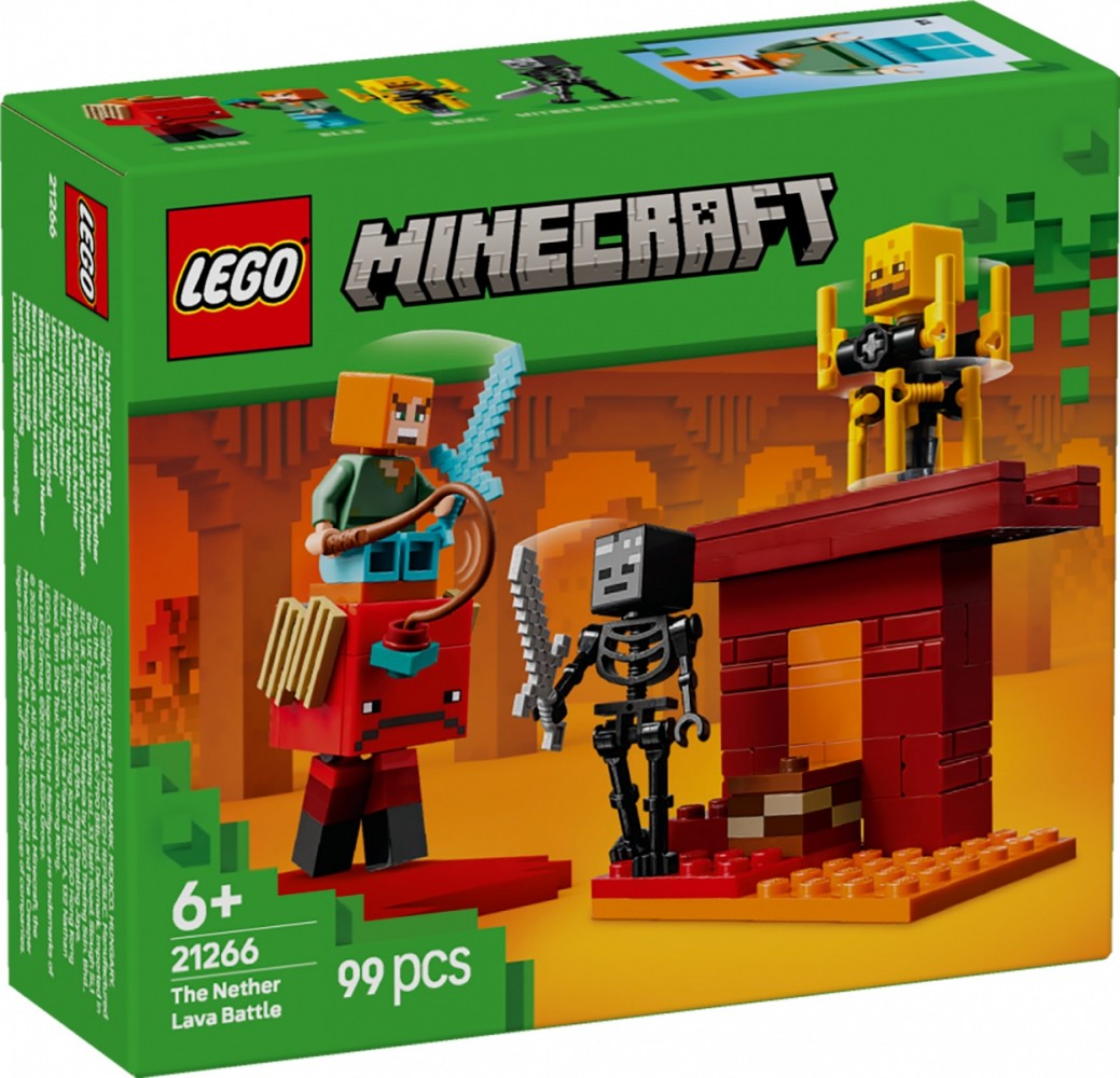 LEGO Minecraft 21266 The Nether Lava