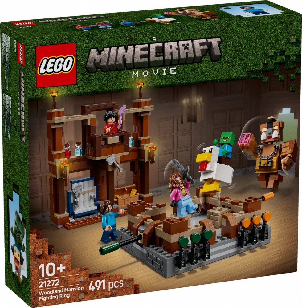 LEGO  Minecraft 21272 Woodland Mansion Fighting