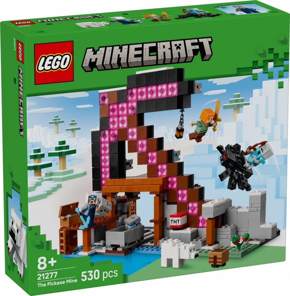 LEGO Minecraft 21277 Pickaxe Mine Set