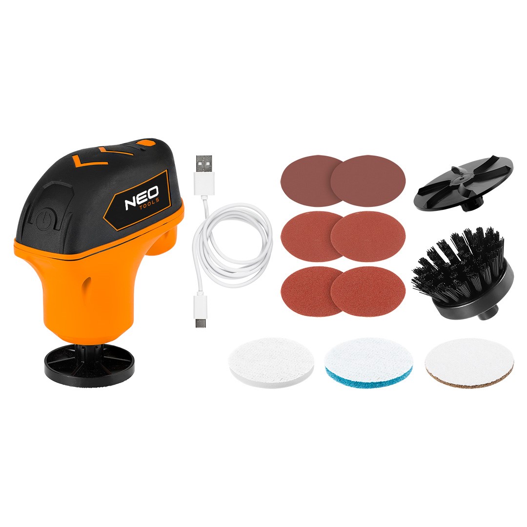 NEO TOOLS Mini All-In-One/Polisher 4V, Li-Ion