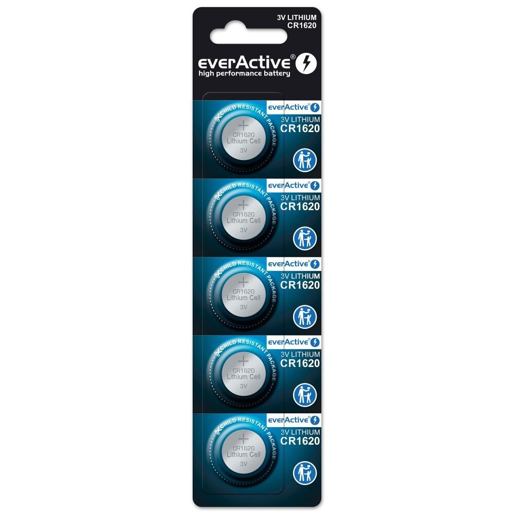 EverActive  Mini CR1620 lithium batteries blister