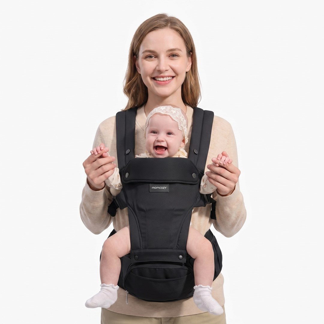 Momcozy  Baby Carrier with Hip Seat