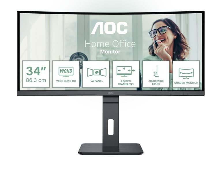AOC Monitor CU34P3CV 34 inches 100Hz