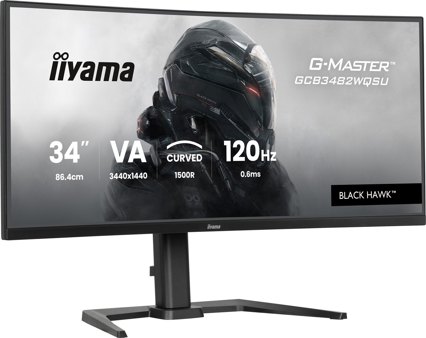 IIYAMA Monitor 34" GCB3482WQSU-B1 Curved |