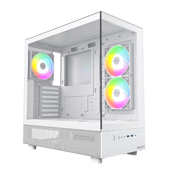 Montech  XR Midi-Tower, Tempered Glass -