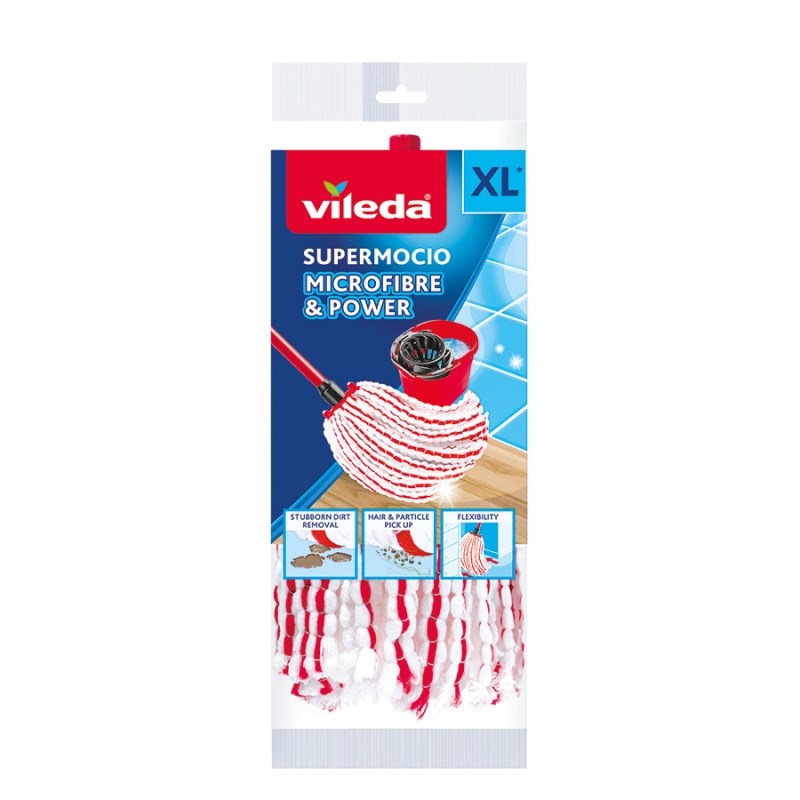 Vileda Mop Refill  Microfibre & Power