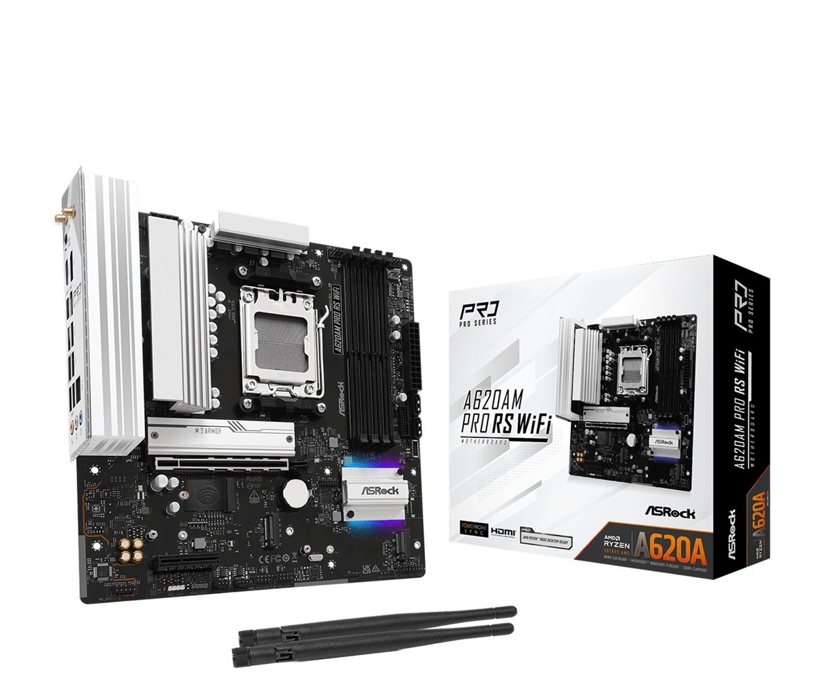 ASRock  Motherboard A620AM PRO RS WIFI