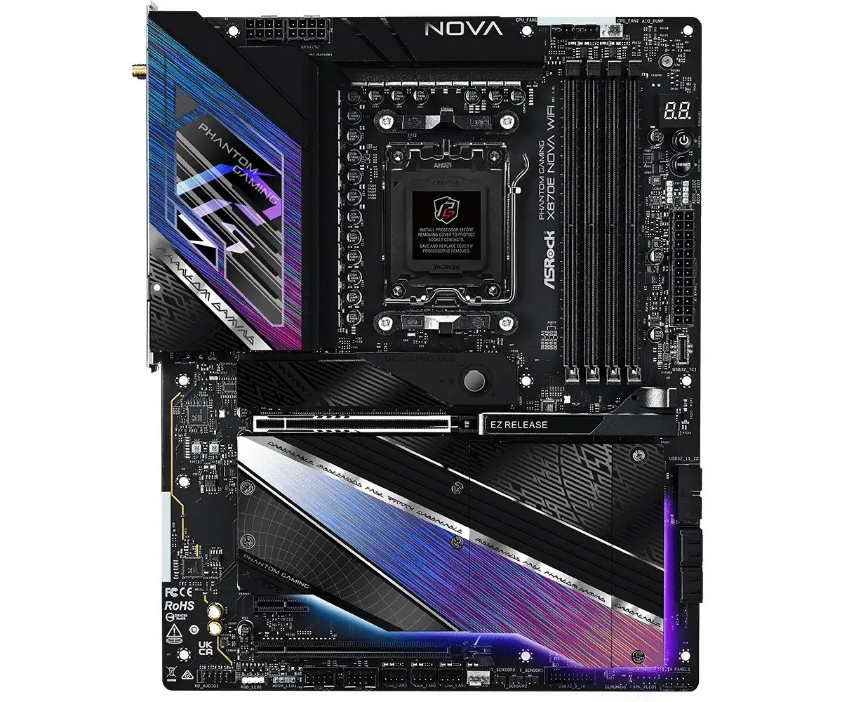 ASRock Motherboard - X870E Nova WiFi