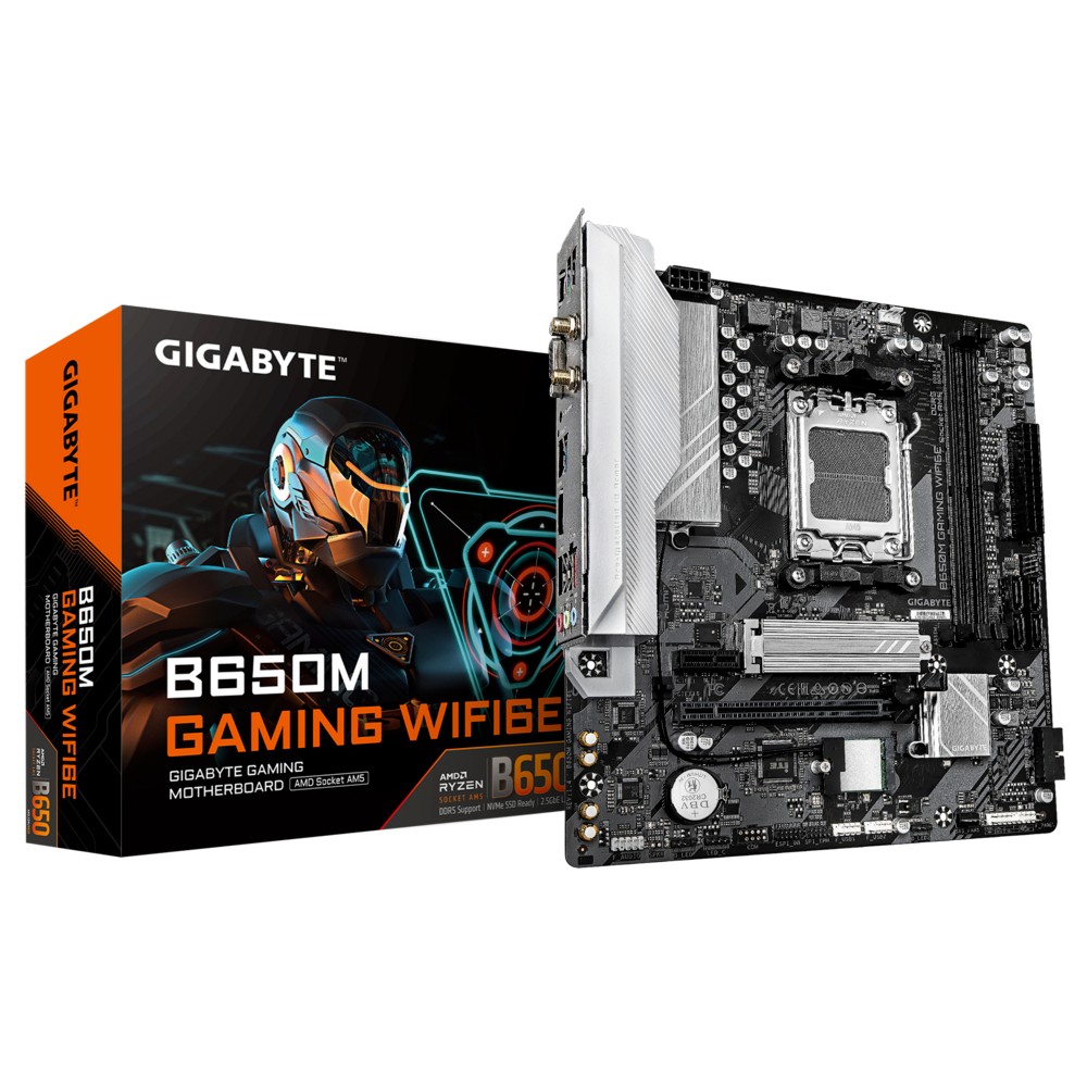 GIGABYTE Motherboard B650M GAMING WIFI6E 2DDR5