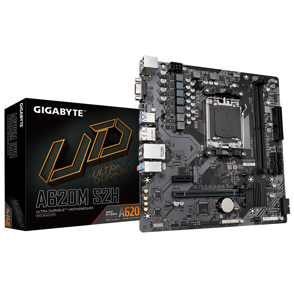 GIGABYTE Motherboard  A620M S2H (A620, AM5