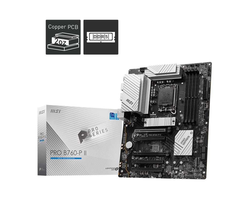 MSI Motherboard PRO B760-P II S1700