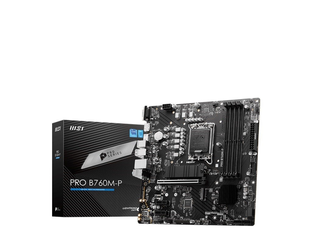 MSI Motherboard PRO B760M-P s1700 4DDR5