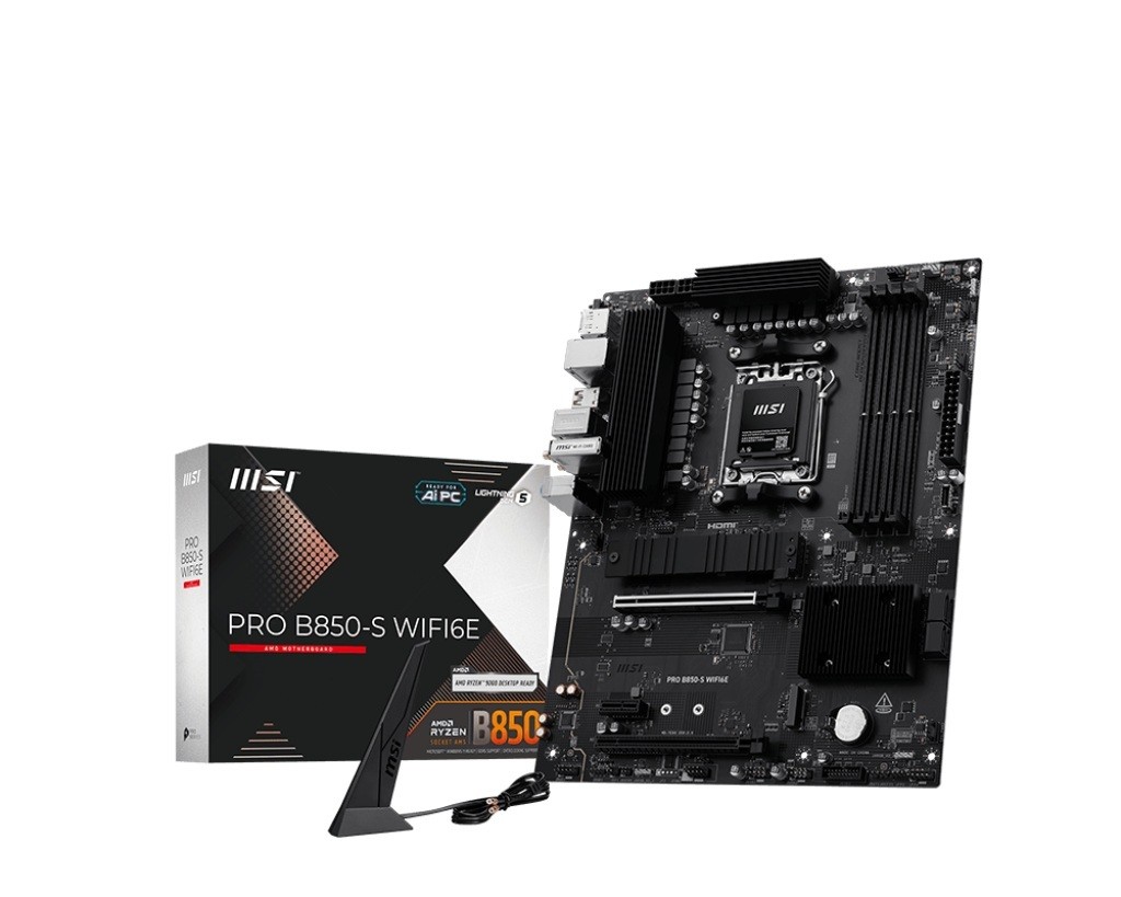 MSI  Motherboard PRO B850-S WIFI6E AM5